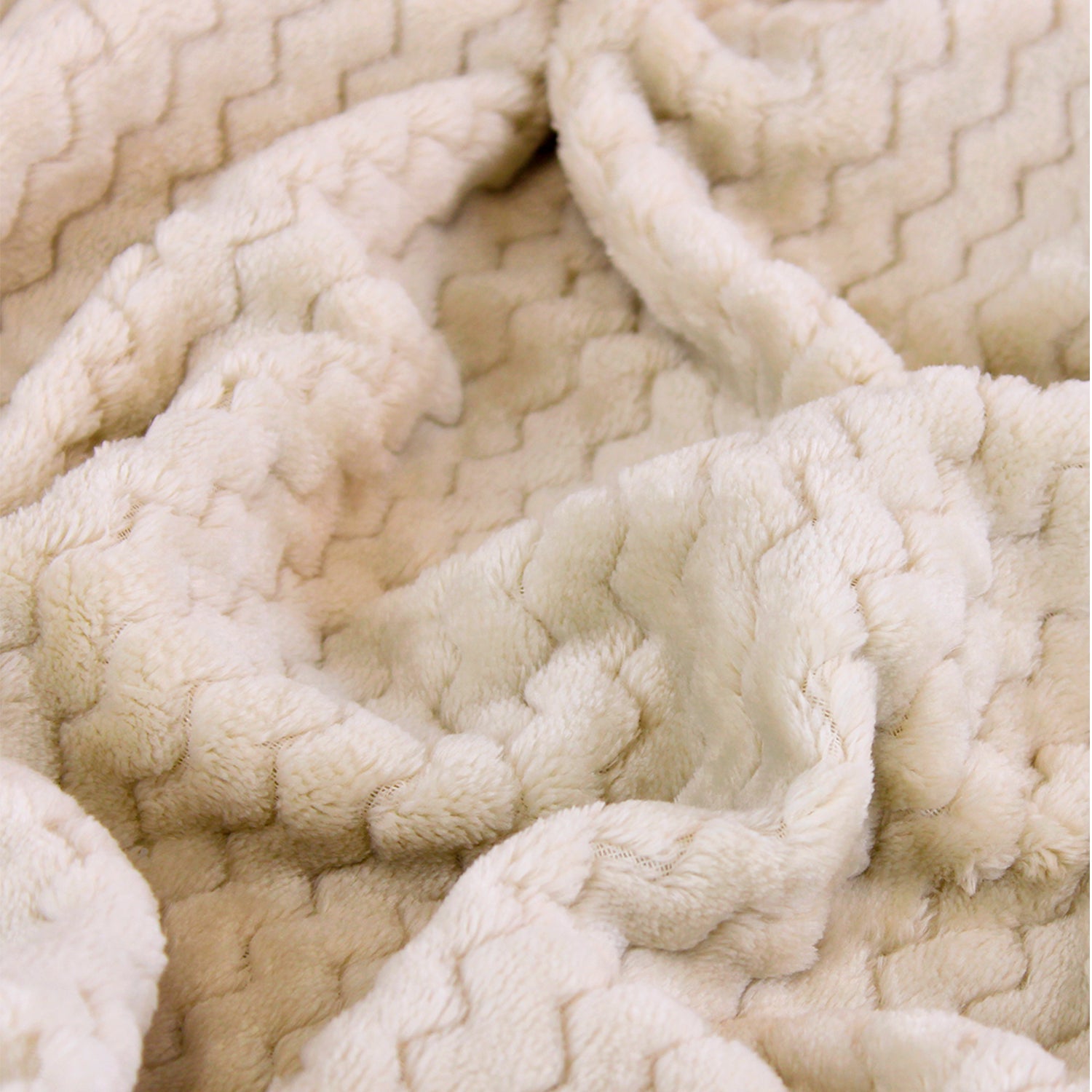 Manta de Cama Jacquard Franela suave