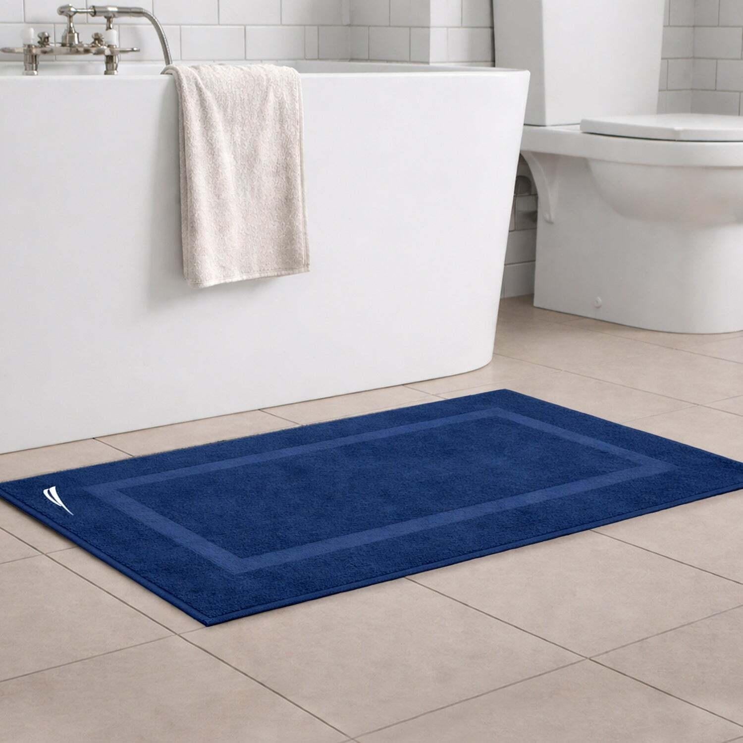 Alfombra de baño Signature azul