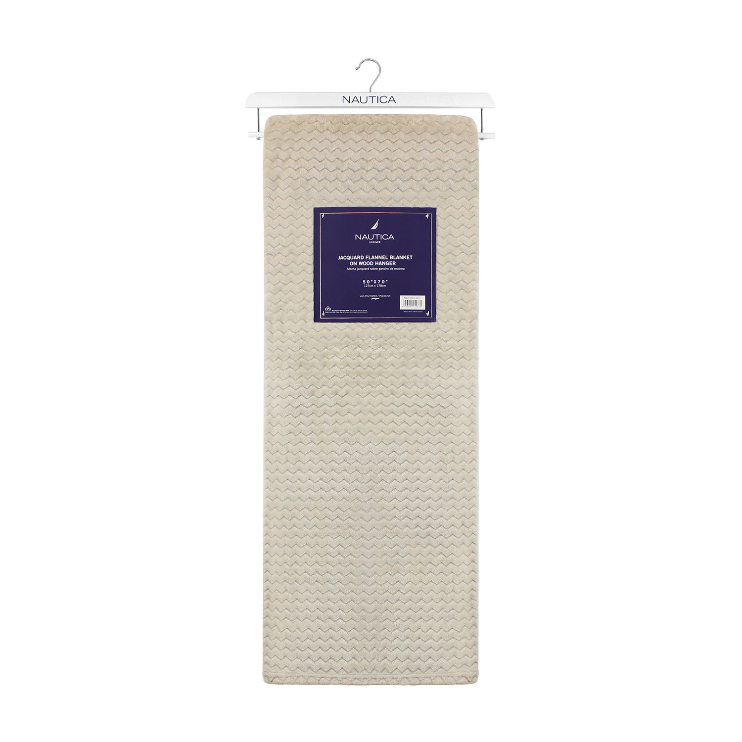 Manta de Cama Jacquard Franela suave