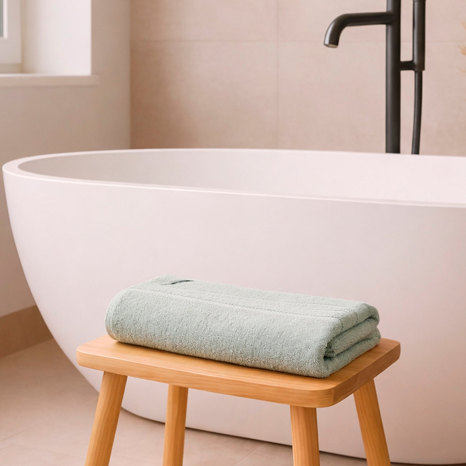 Toalla de Baño Gris claro
