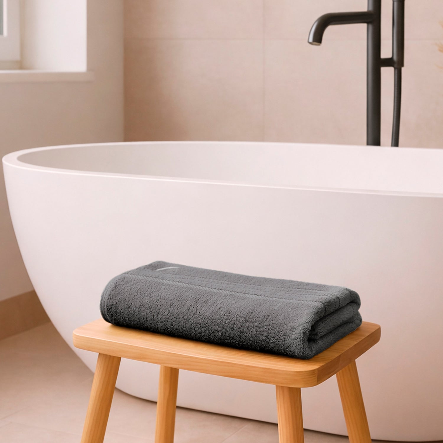 Toalla de Baño Gris oscuro
