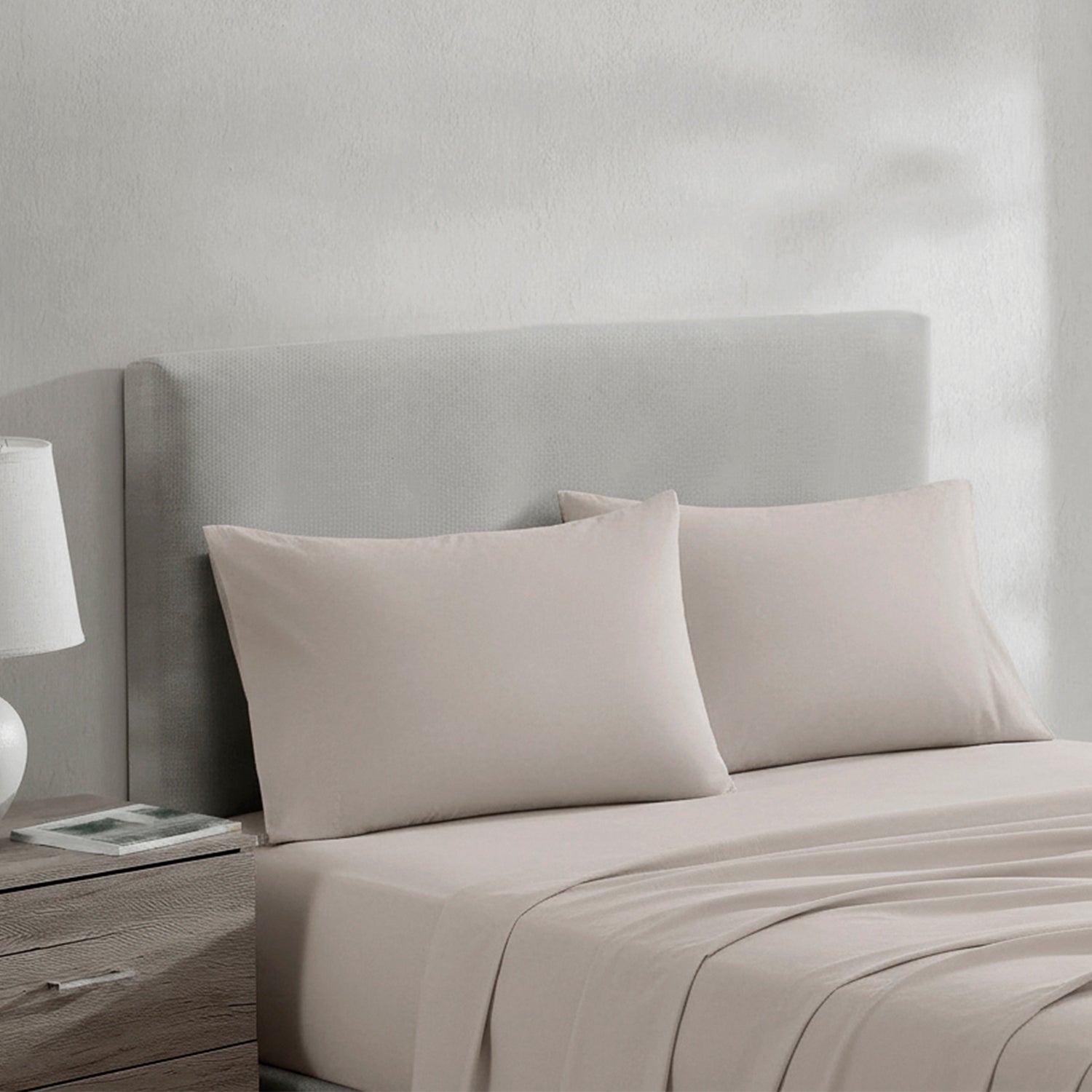 Juego de sábanas 4 piezas king marrón