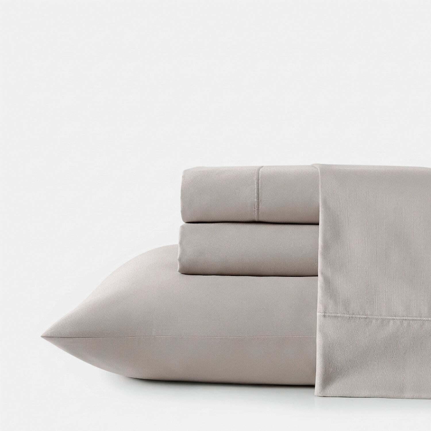 Juego de sábanas 4 piezas 2 plazas marrón