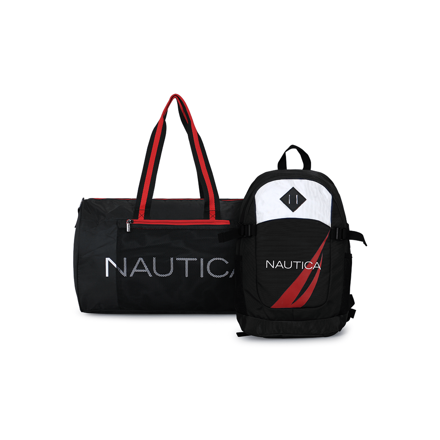 Bolso Aries + Mochila Atlas Nautica - Negro