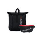 Mochila Bend + Banano Kappa Nautica - Negro