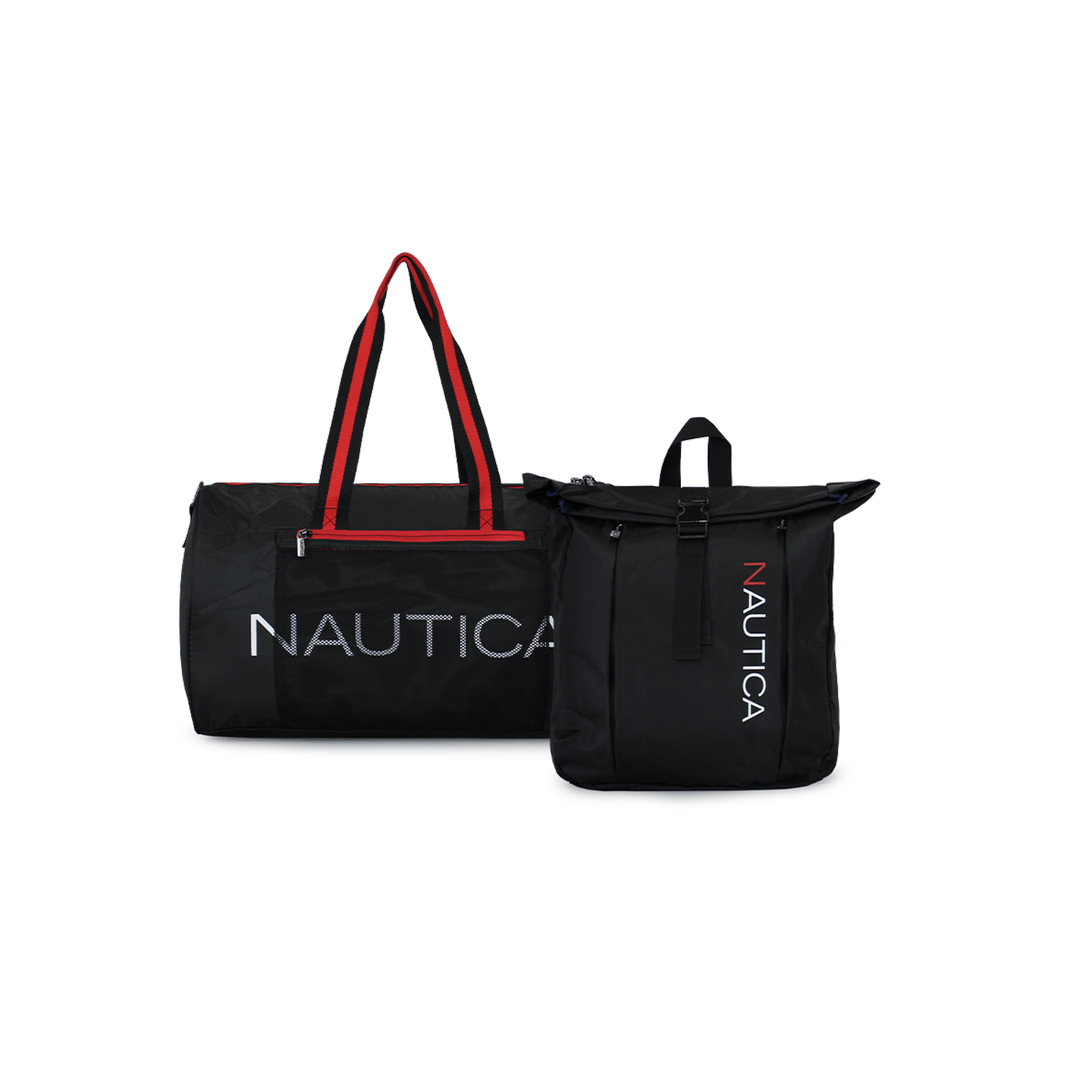 Bolso Aries + Mochila Bend Nautica - Negro