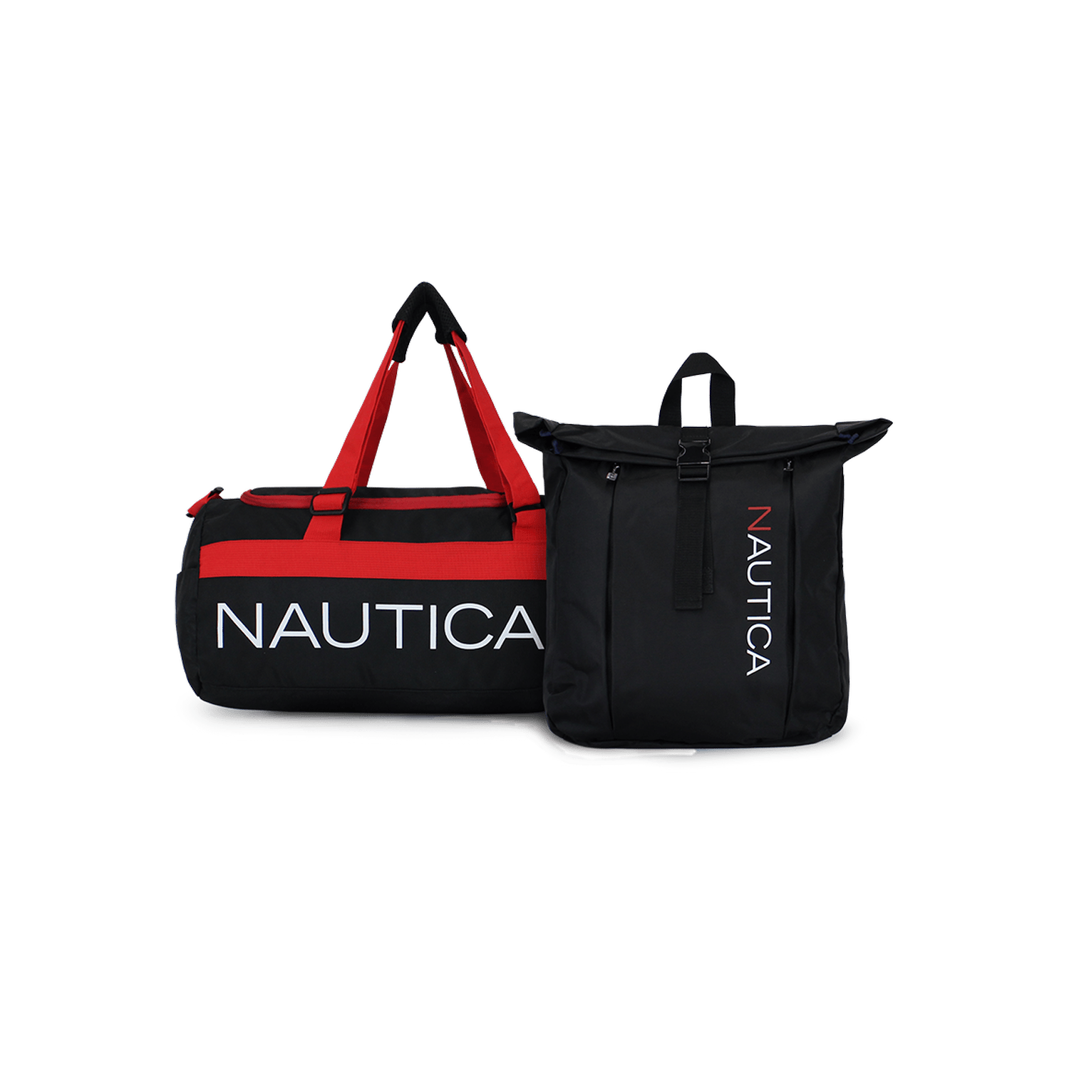 Bolso Valar + Mochila Bend Nautica - Negro