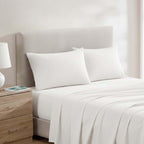 Juego de sábanas 4 piezas 2 plazas blanco