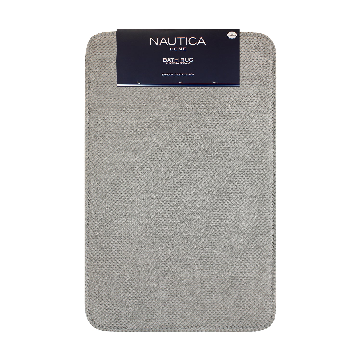 Alfombra de Baño Nautica Home Popcorn 50x80cm gris claro