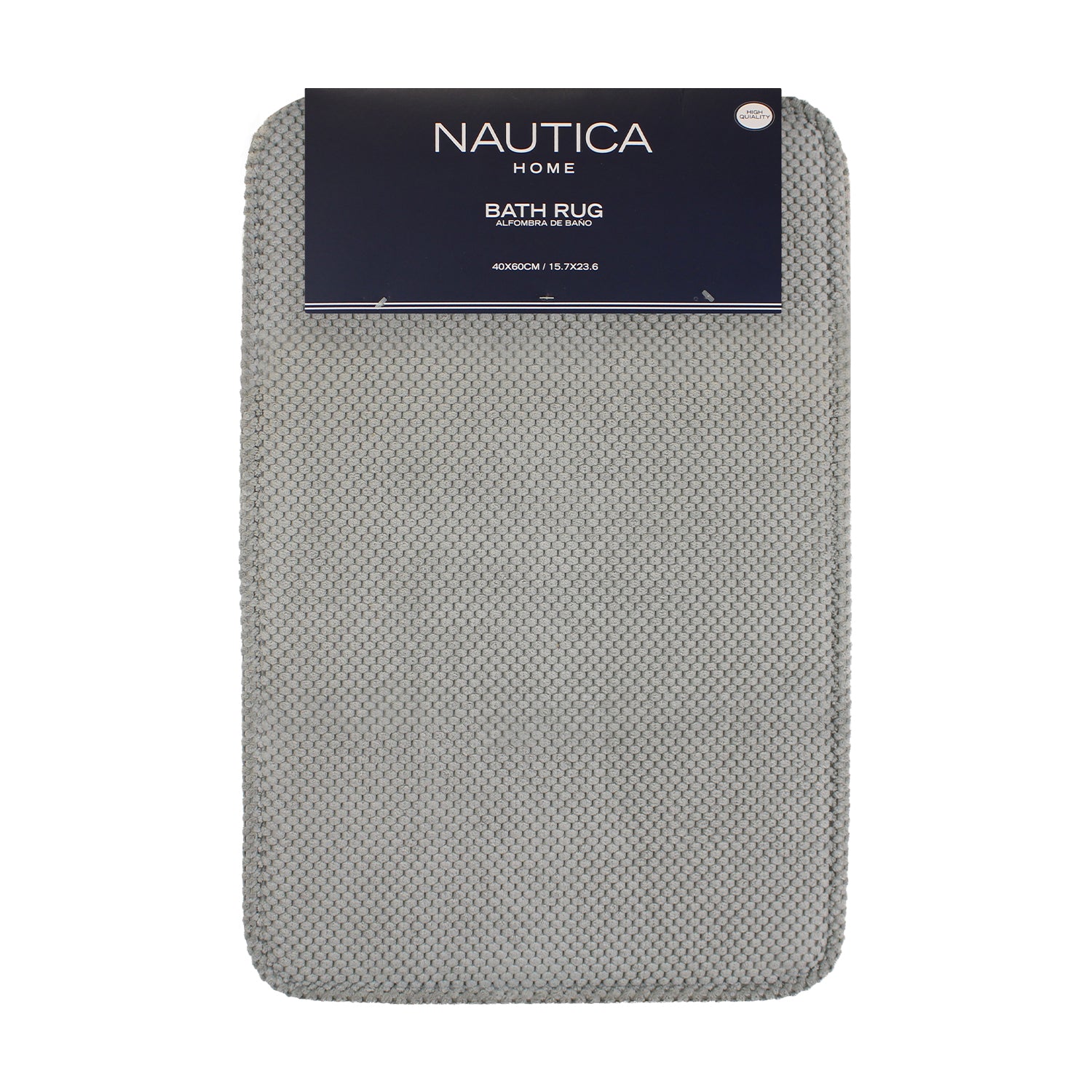 Alfombra de Baño Popcorn 40x60cm gris claro
