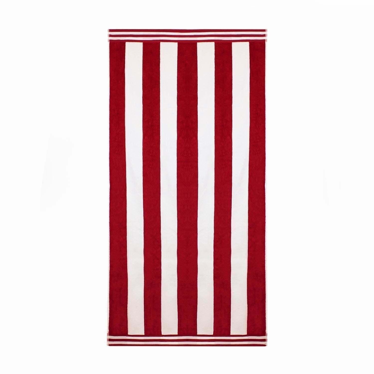 toalla cabana rojo