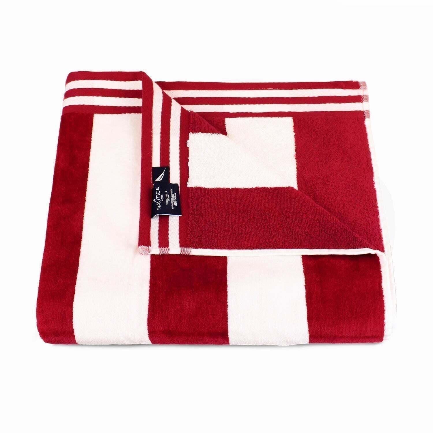 toalla cabana rojo