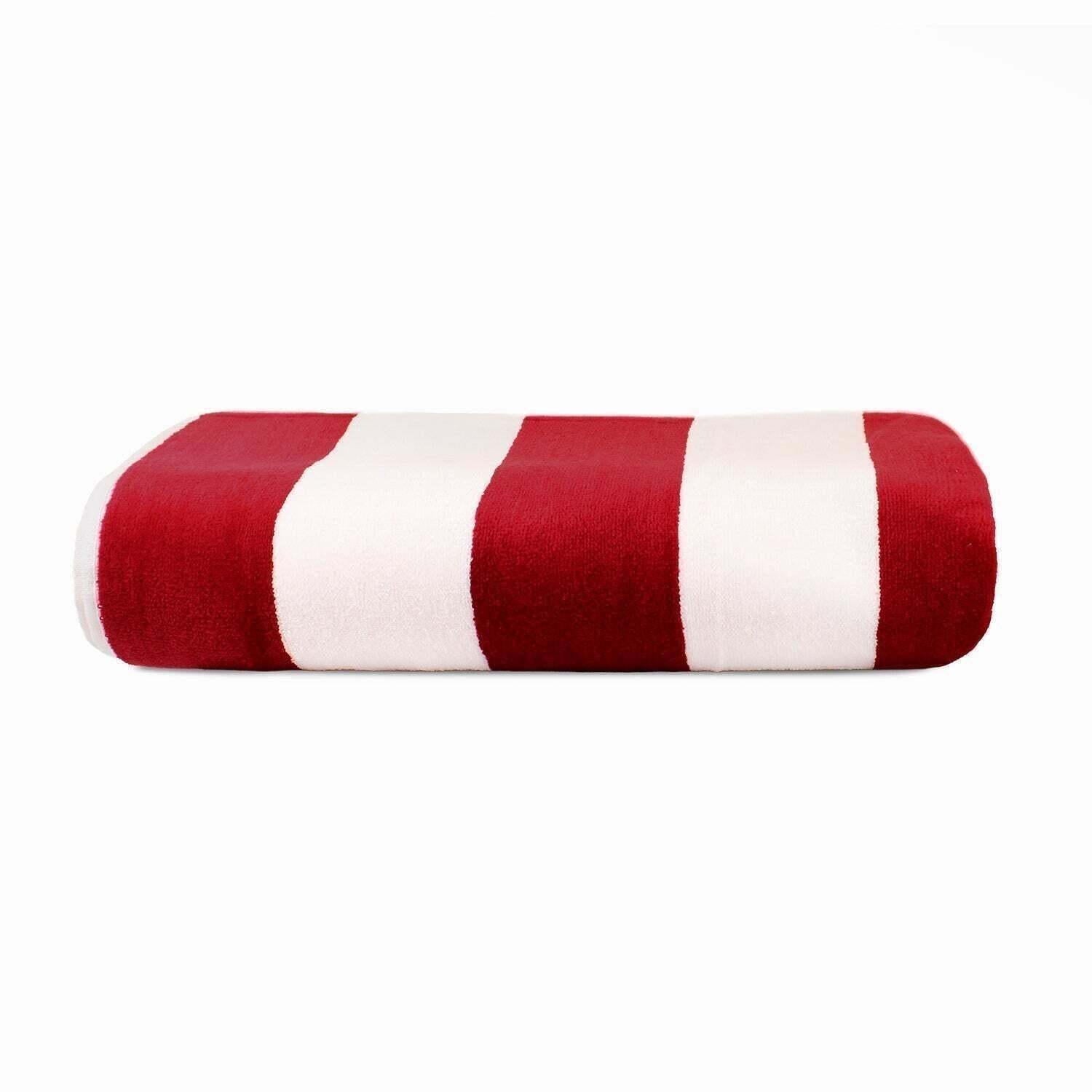 toalla cabana rojo