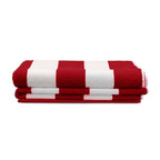 toalla cabana rojo