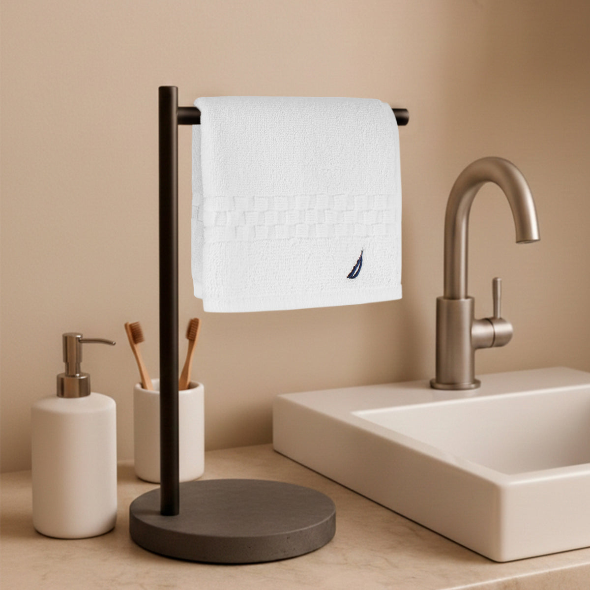 Toalla de cara Signature blanco