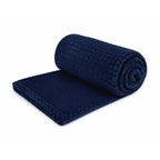 Manta de Cama Jacquard azul