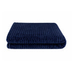 Manta de Cama Jacquard azul