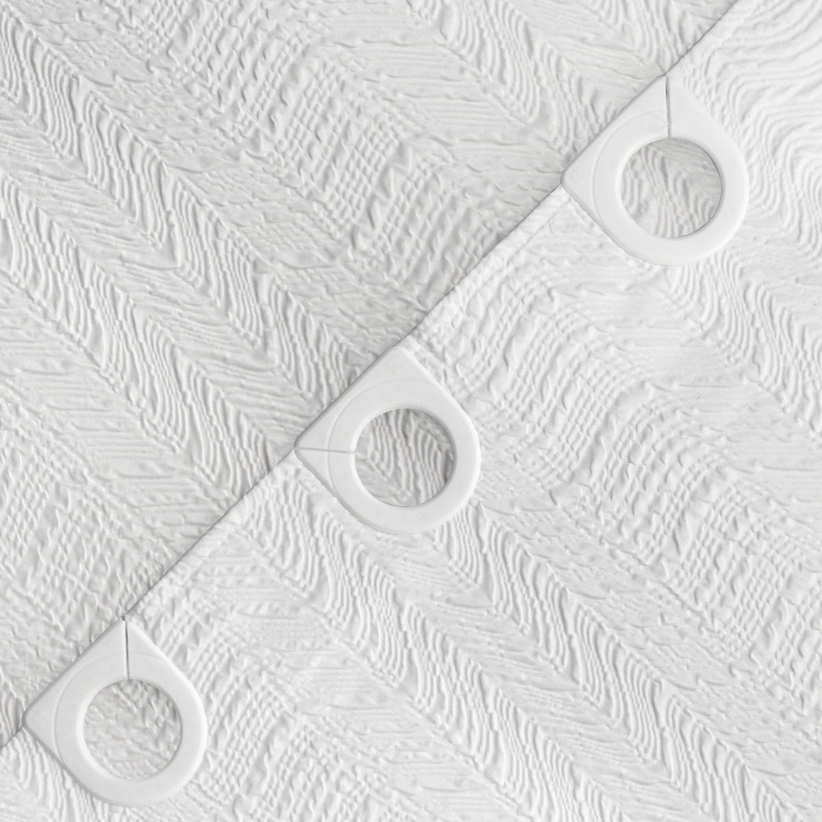 Cortina de ducha diseño 3D olas