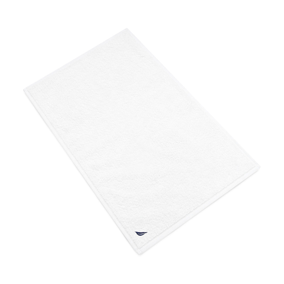 Toalla de piso logo nautica azul blanco