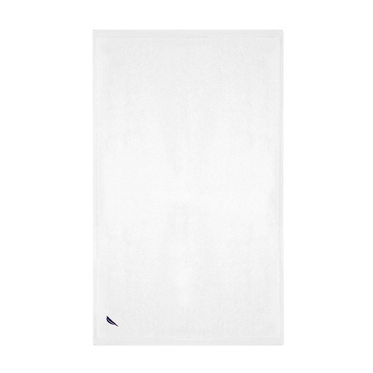 Toalla de piso logo nautica azul blanco