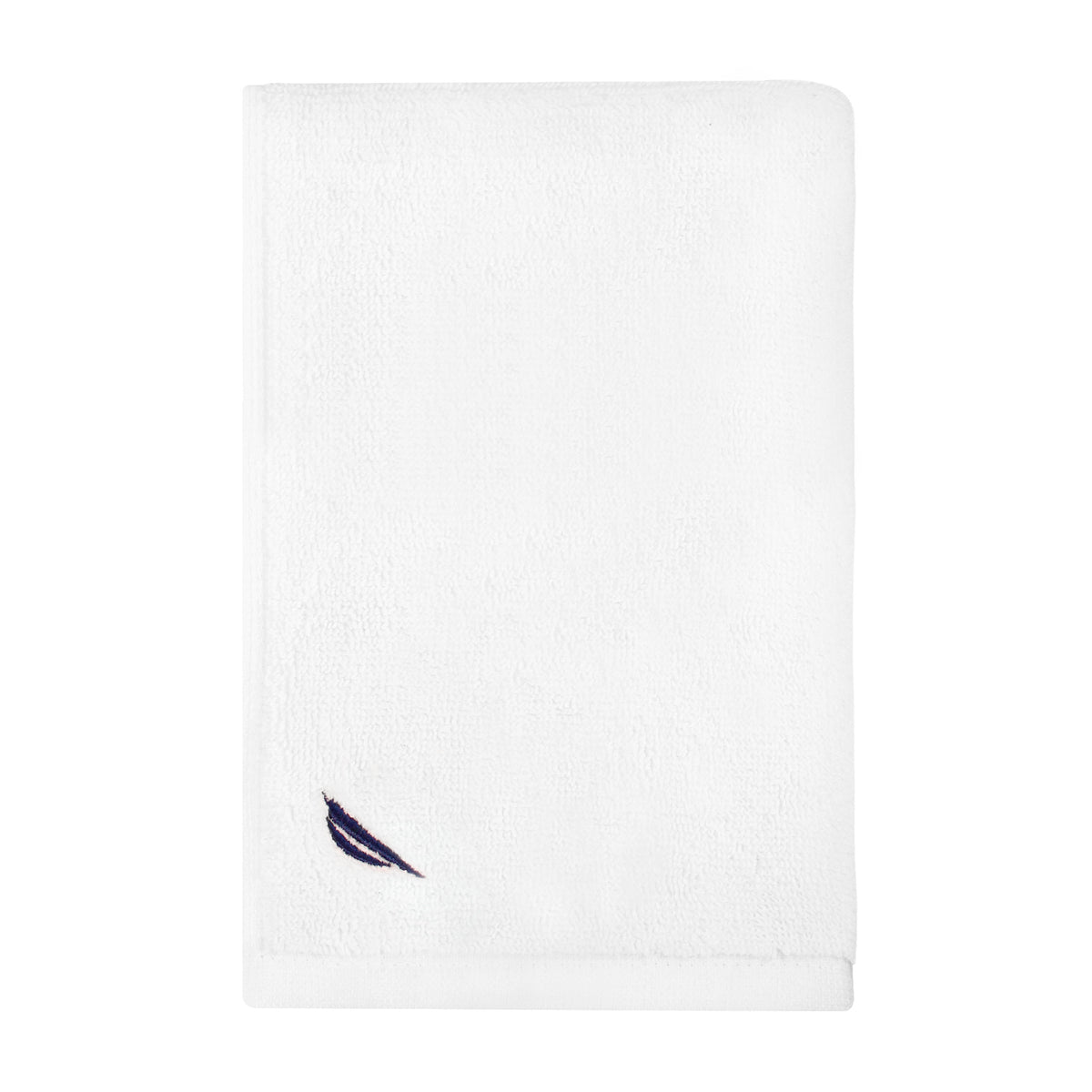 Toalla de piso logo nautica azul blanco