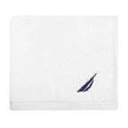 Toalla de cara logo nautica azul