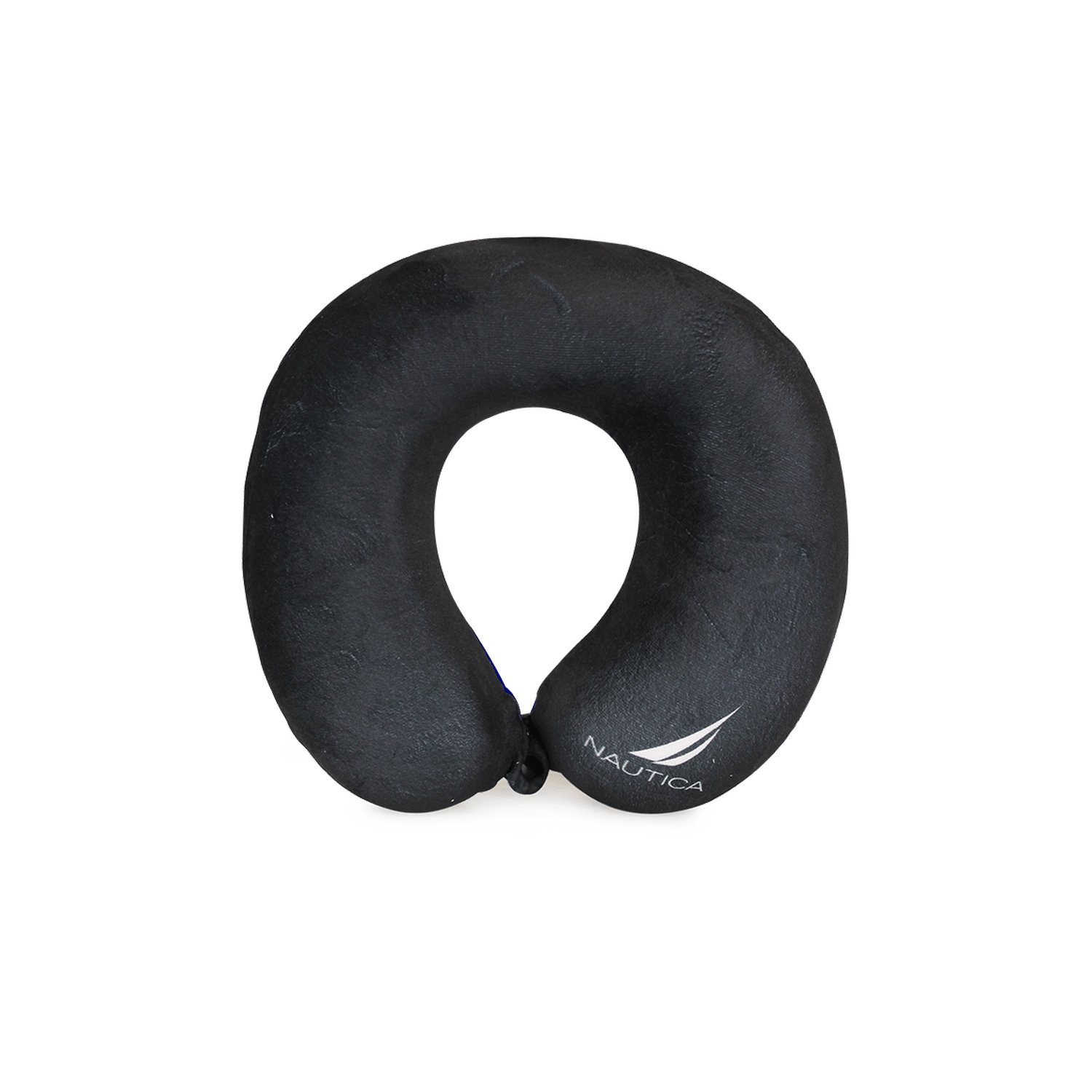 Almohada de viaje Memory Foam Negra- blanco