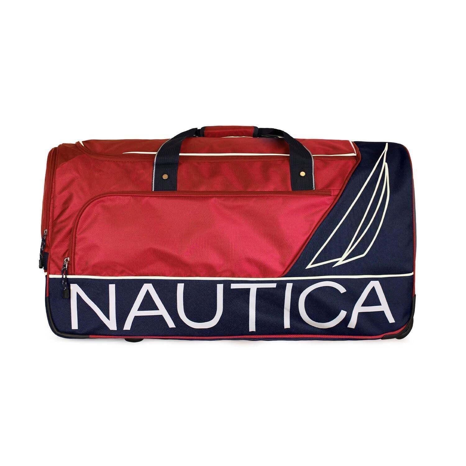 Bolso con ruedas Mannar L rojo