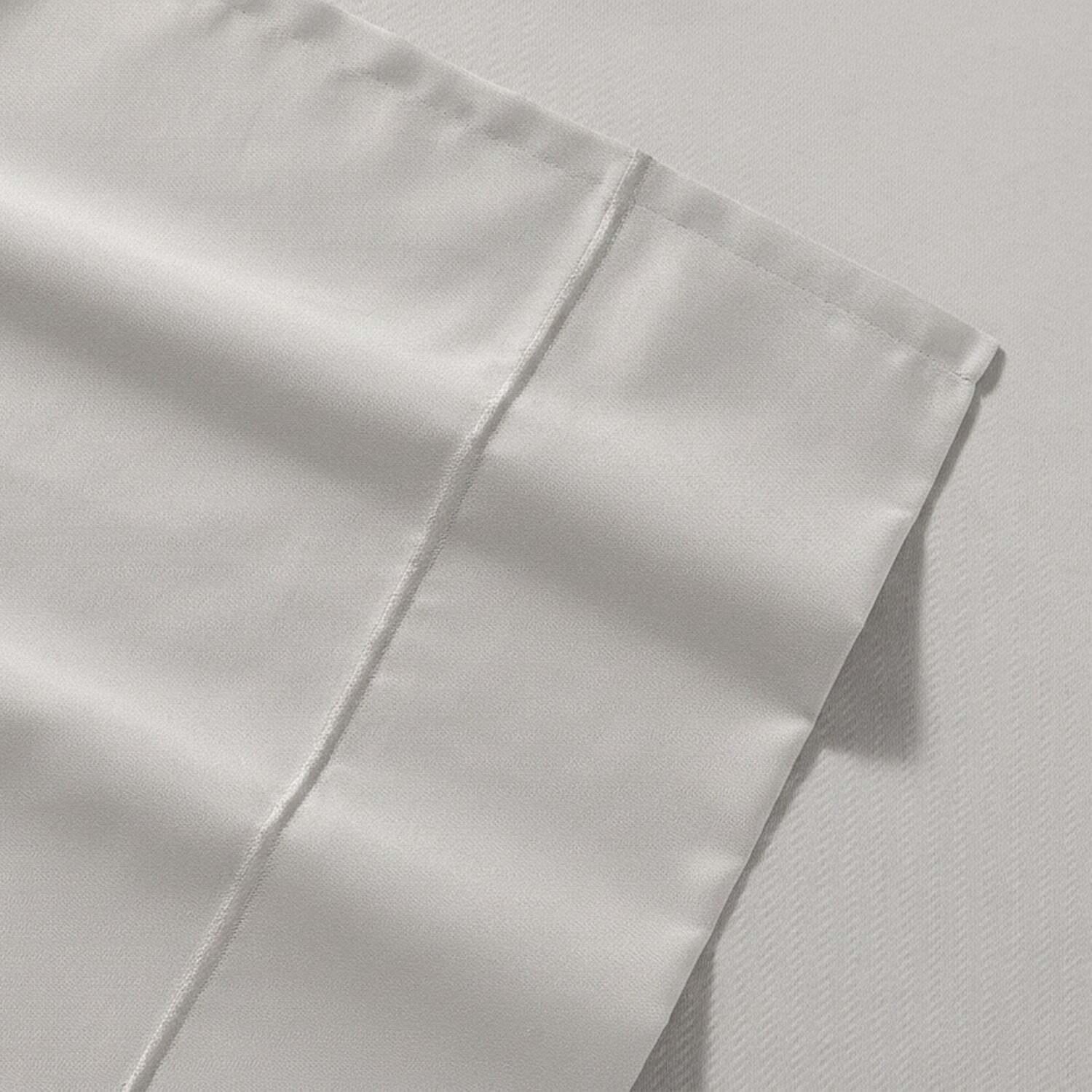 Juego de sábanas 4 piezas 2 plazas gris claro