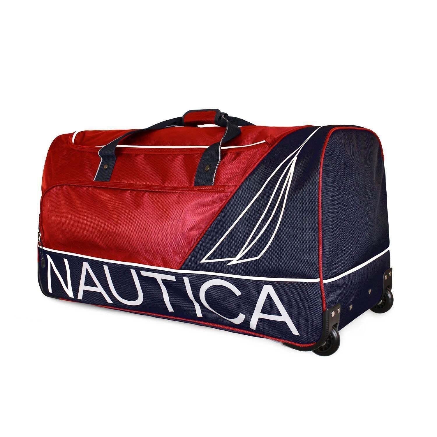 Bolso con ruedas Mannar L rojo