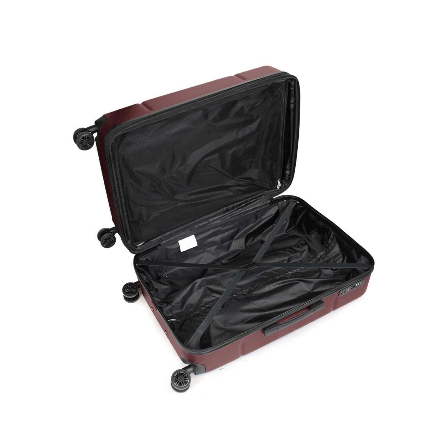 Pack 2 maletas S+L Amsterdam burdeo