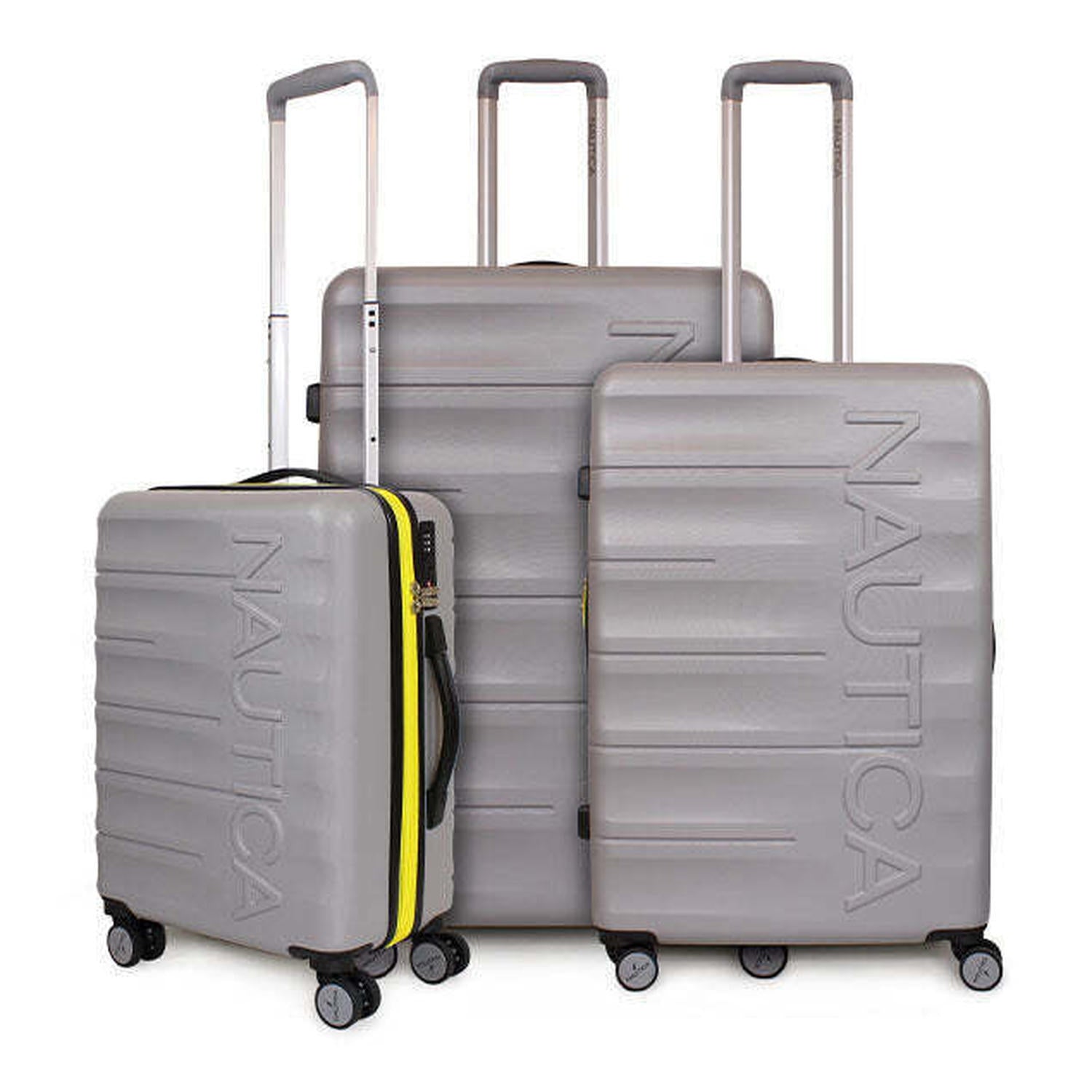 Set 3 maletas S+M+L Ibiza gris