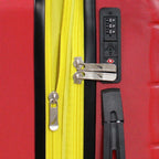 Set 3 maletas S+M+L Ibiza rojo