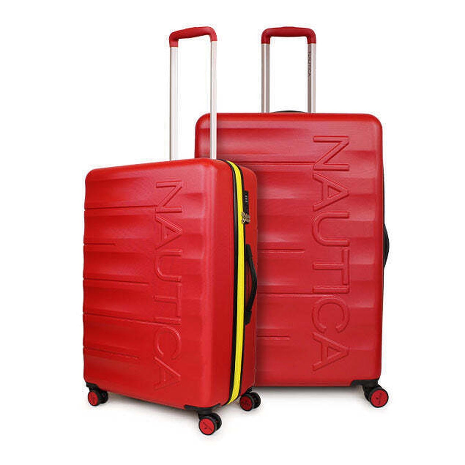 Pack 2 maletas M+L Ibiza rojo