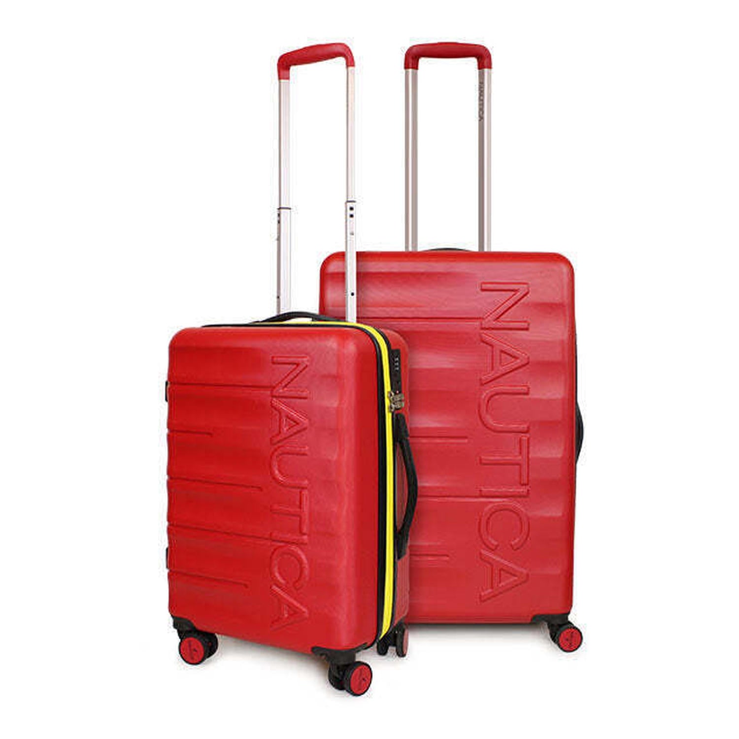 Pack 2 maletas S+M Ibiza rojo