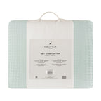 Cubrecama King Reversible + Fundas celeste