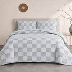 Cubrecama Queen Comforter Reversible + Fundas