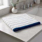 Toalla de baño Stripe azul 