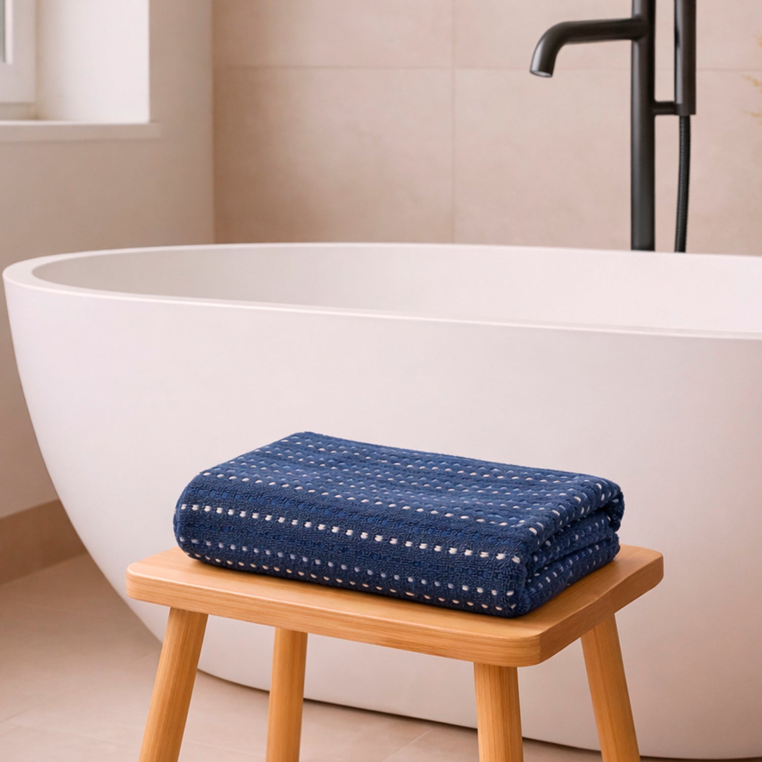 Toalla de baño Azul marino
