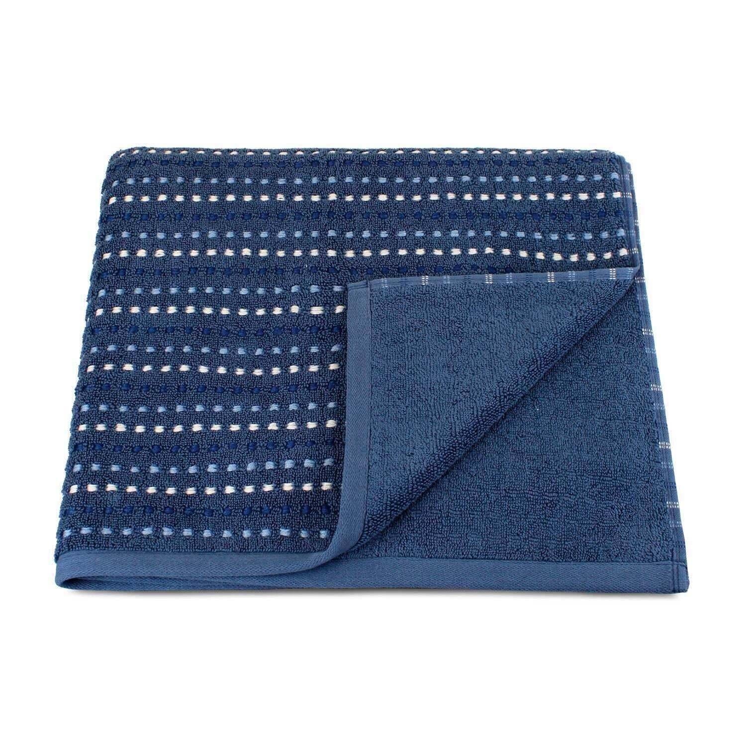 Toalla de baño Stripe azul marino