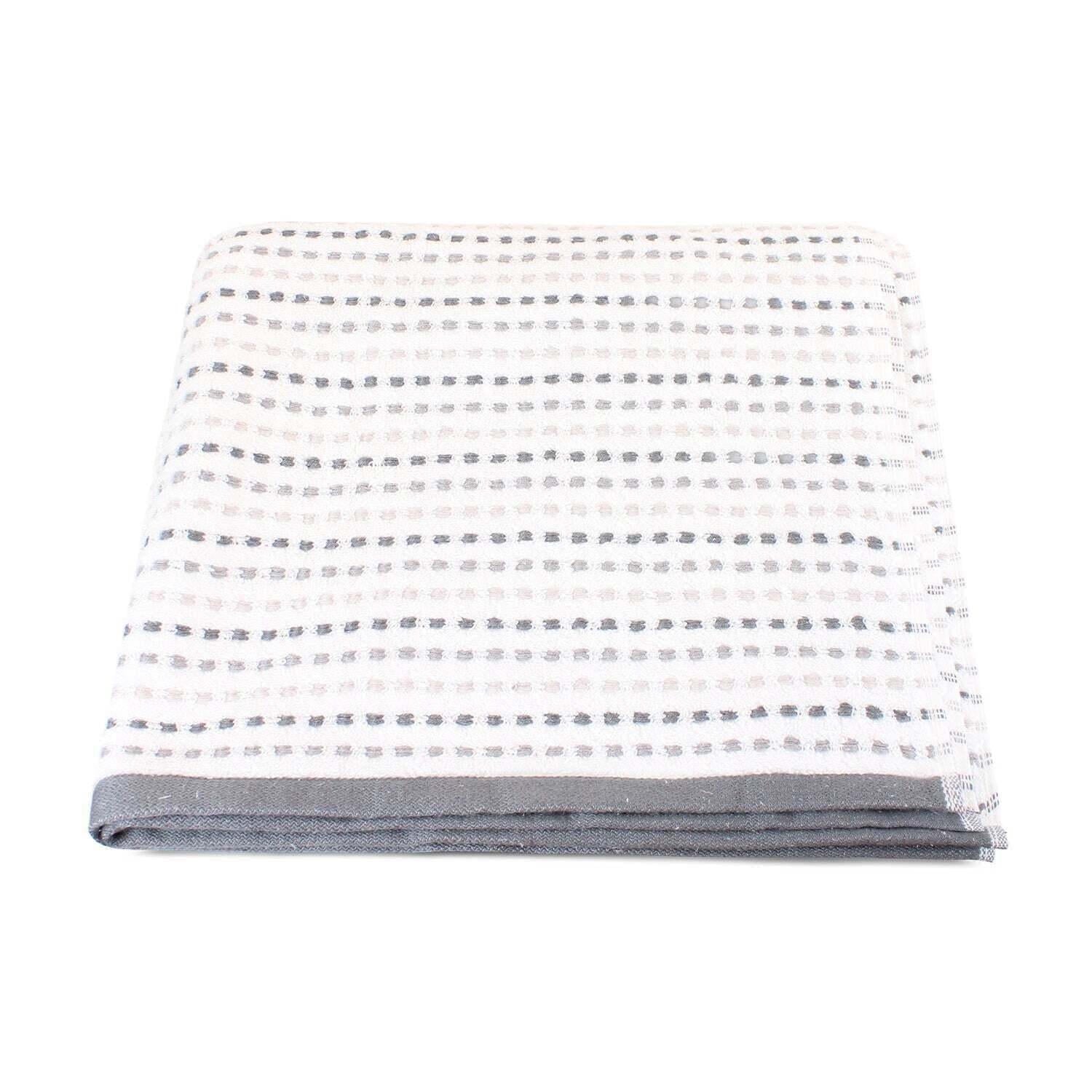 Toalla de baño Stripe gris