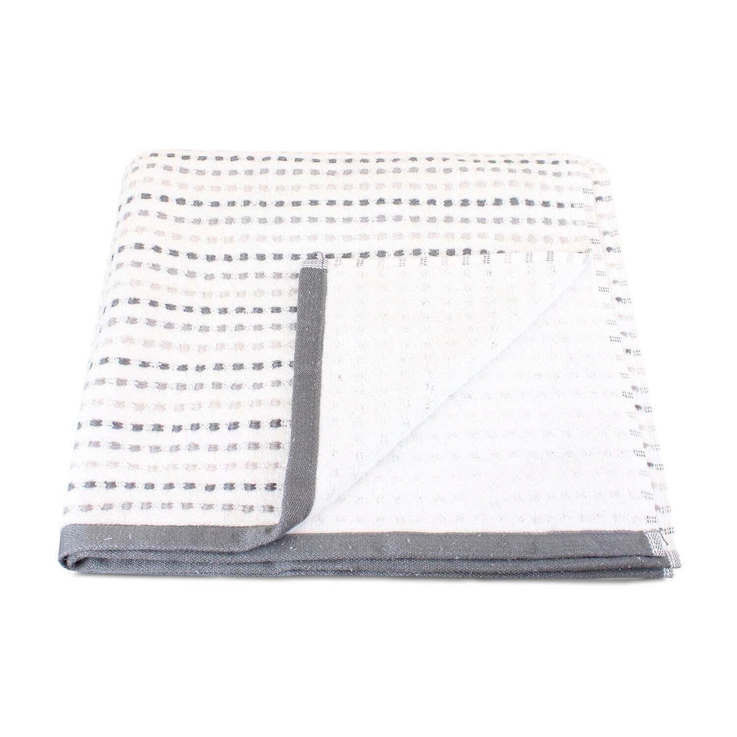 Toalla de baño Stripe gris