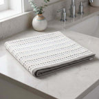 Toalla de baño Stripe gris