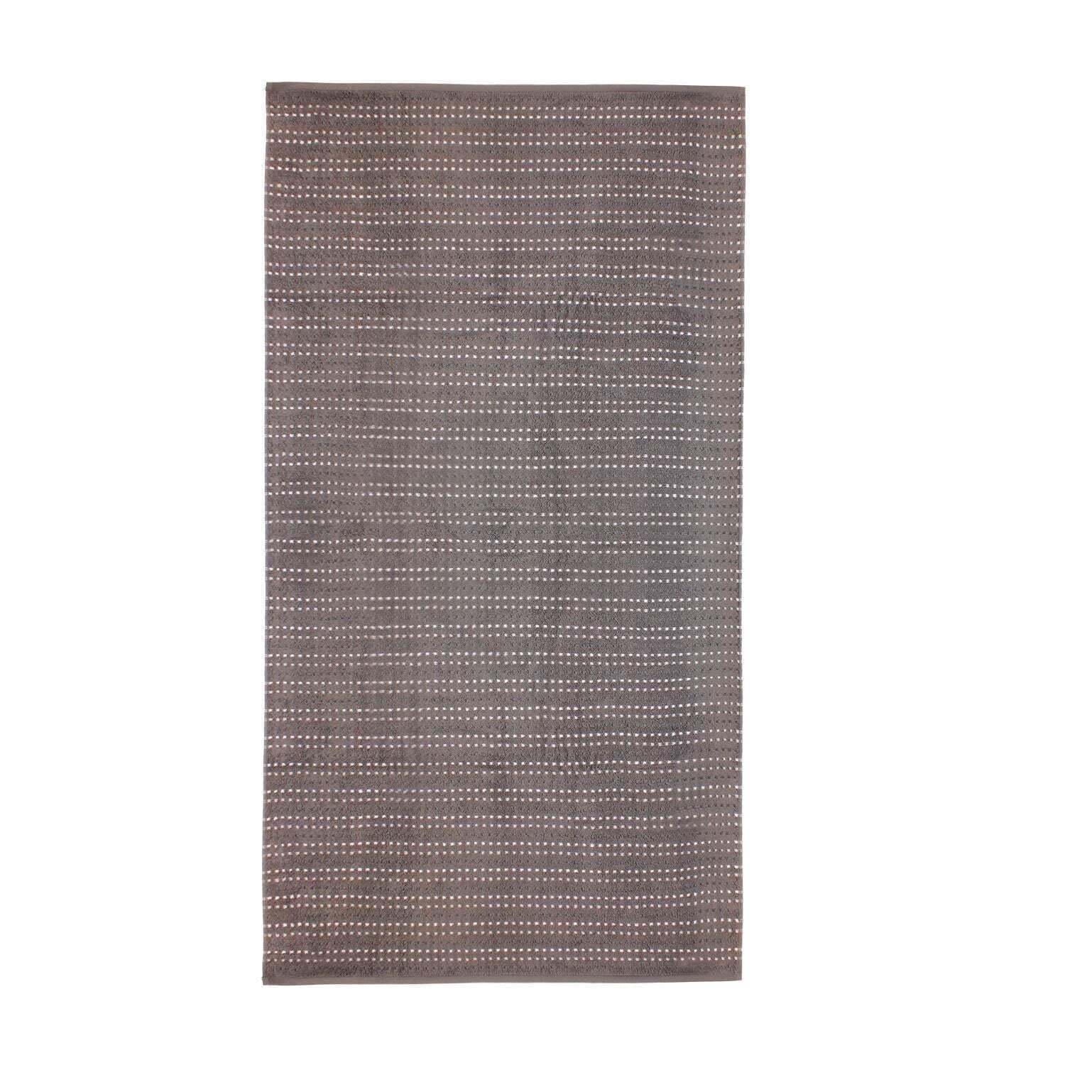 Toalla de baño Stripe gris oscuro