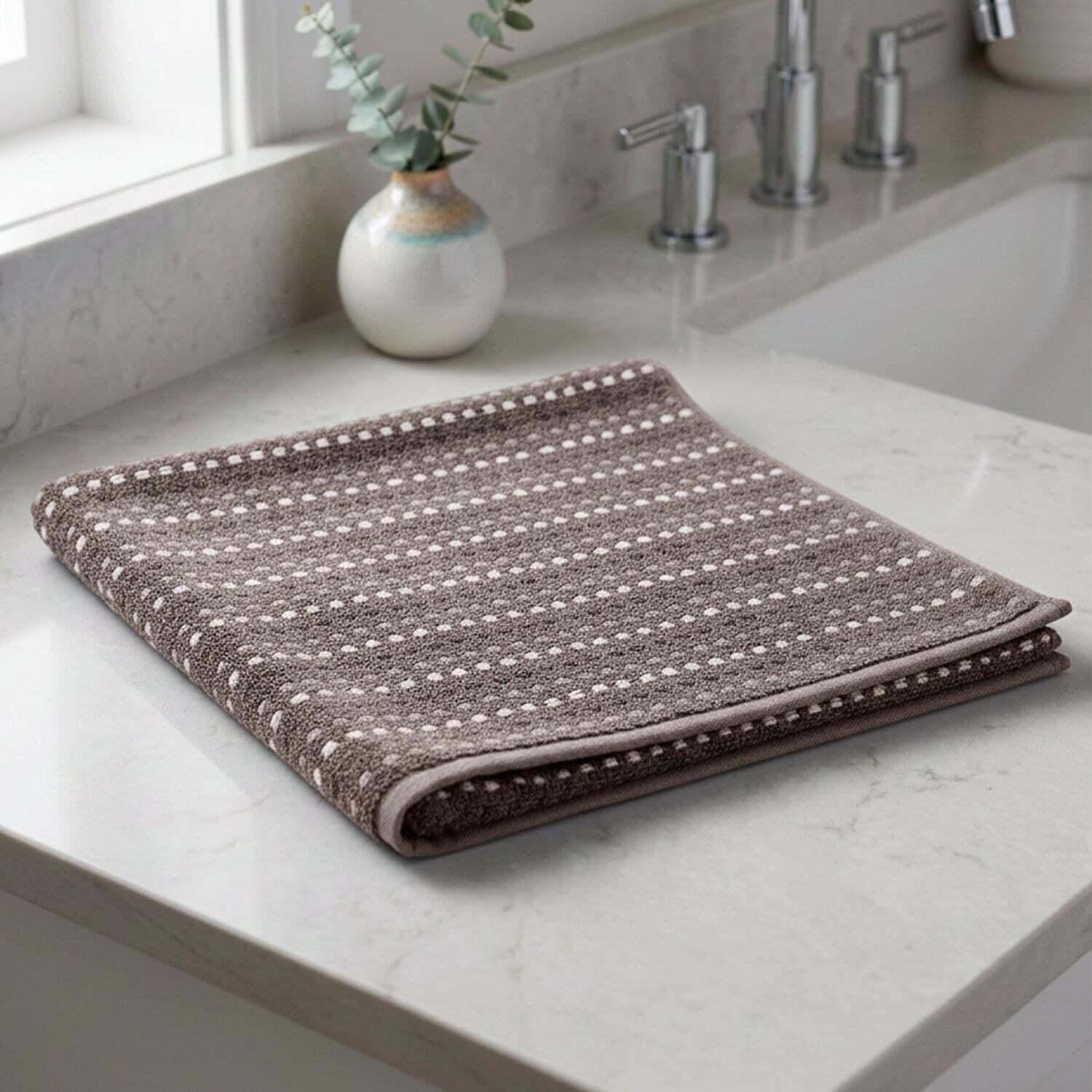 Toalla de baño Stripe gris oscuro
