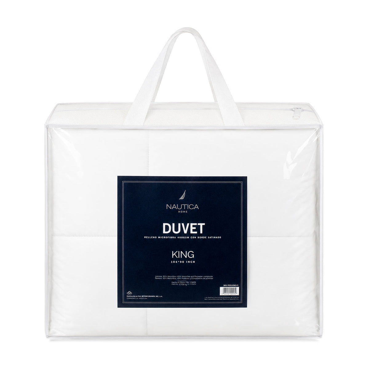 Plumón Duvet King blanco