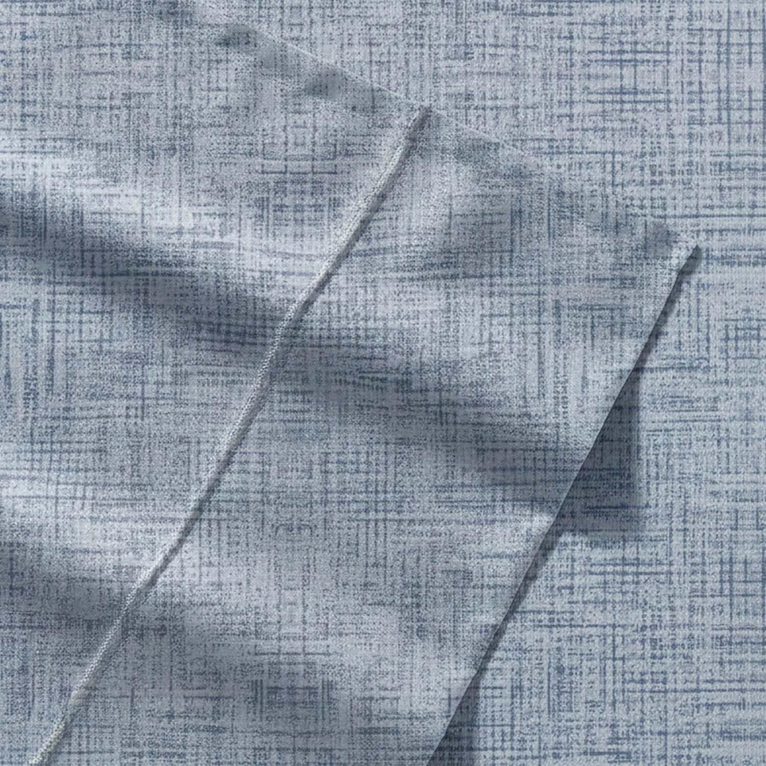 Juego de sábanas 4 piezas 2 plazas textura azul