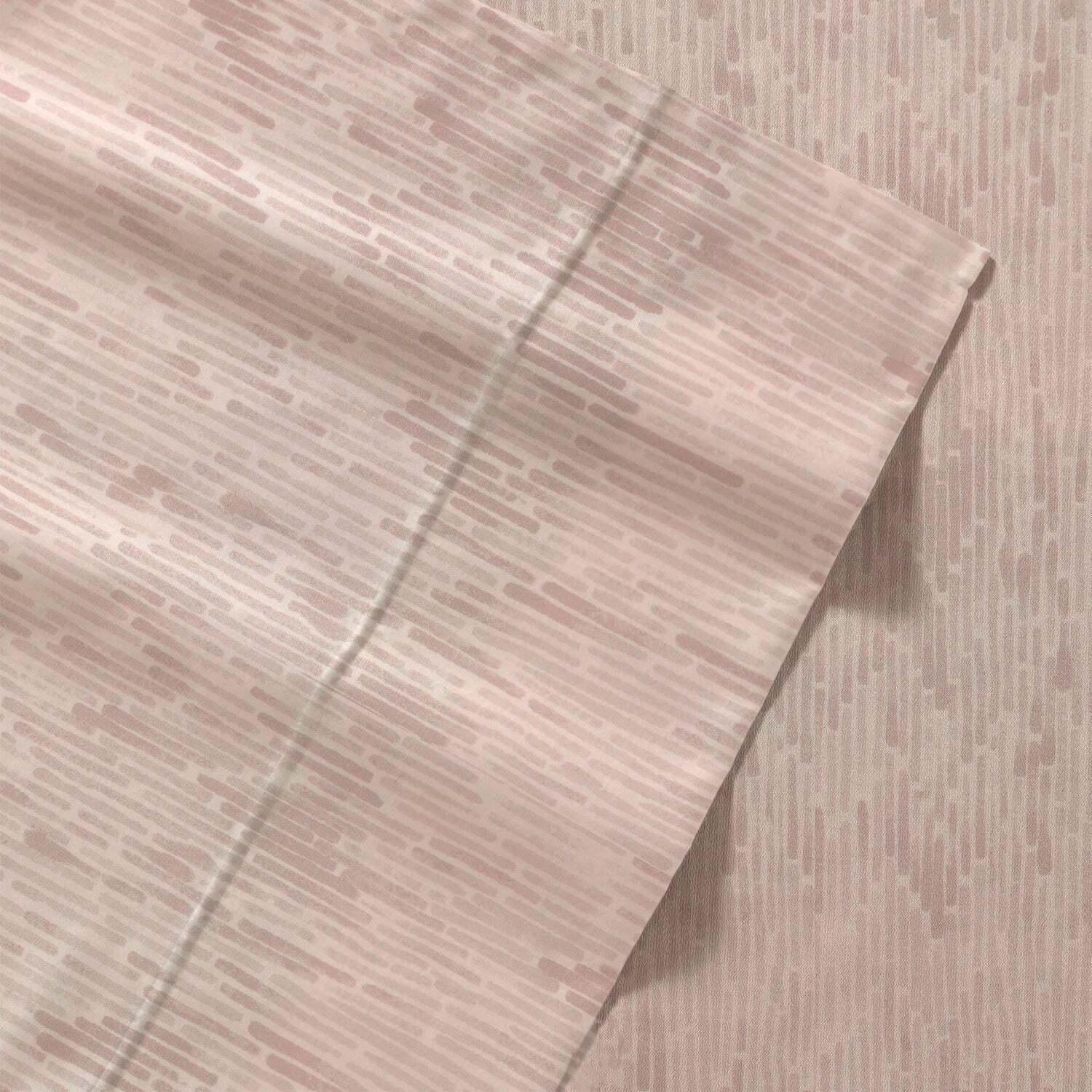 Juego de sábanas 4 piezas king textura beige