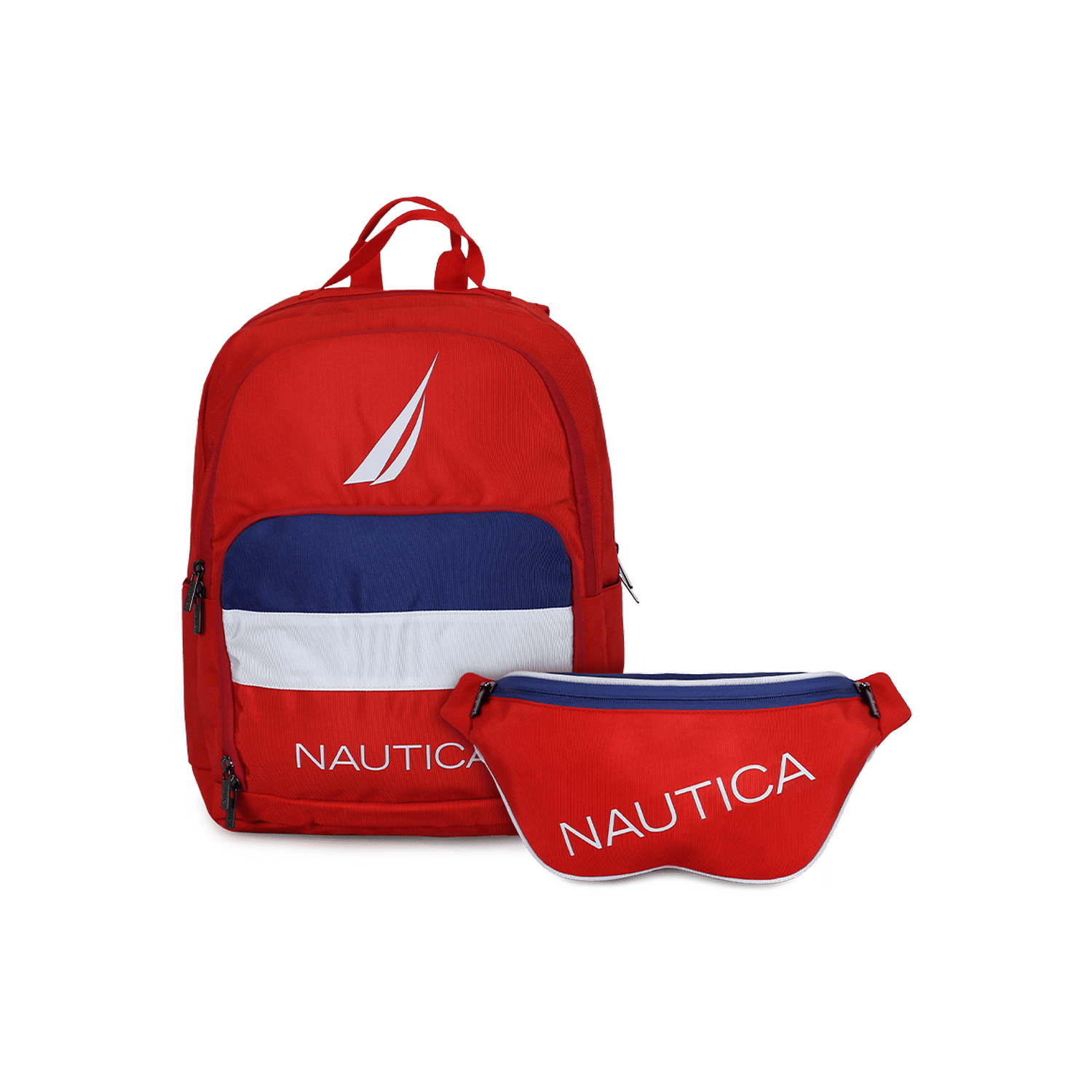 Mochila Pólux + Banano Kappa Nautica - Rojo