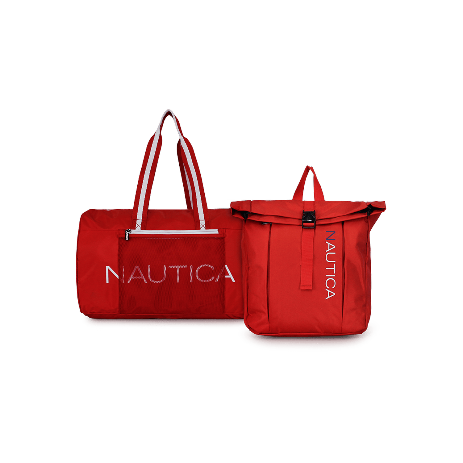 Bolso Aries + Mochila Bend Nautica - Rojo